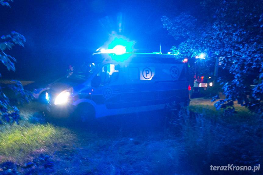 Mężczyzna spadł ze skarpy w Rudawce Rymanowskiej