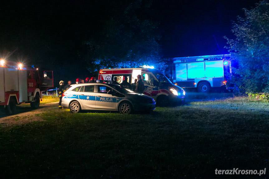 Mężczyzna spadł ze skarpy w Rudawce Rymanowskiej