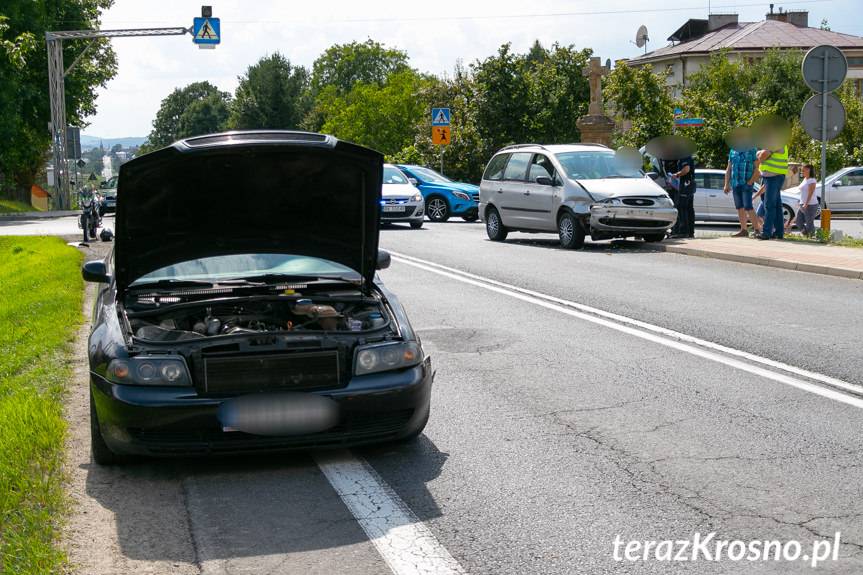 Wypadek w Łężanach na DK19