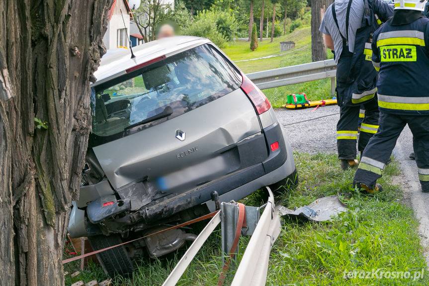 Wypadek w Zboiskach na DK19