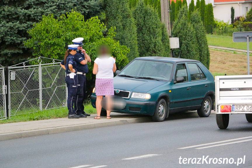 Potrącenie pieszej w Miejscu Piastowym