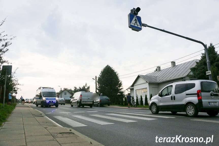 Potrącenie pieszej w Miejscu Piastowym