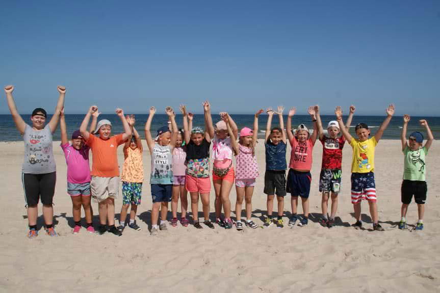 Judocy UKS 15 Krosno na obozie w Międzywodziu