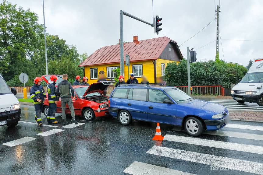 Skodą najechała na tył opla