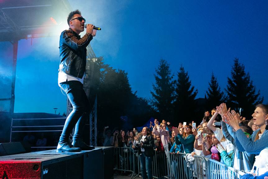 Mateusz Ziółko gwiazdą dożynek gminnych w Krościenku Wyżnym