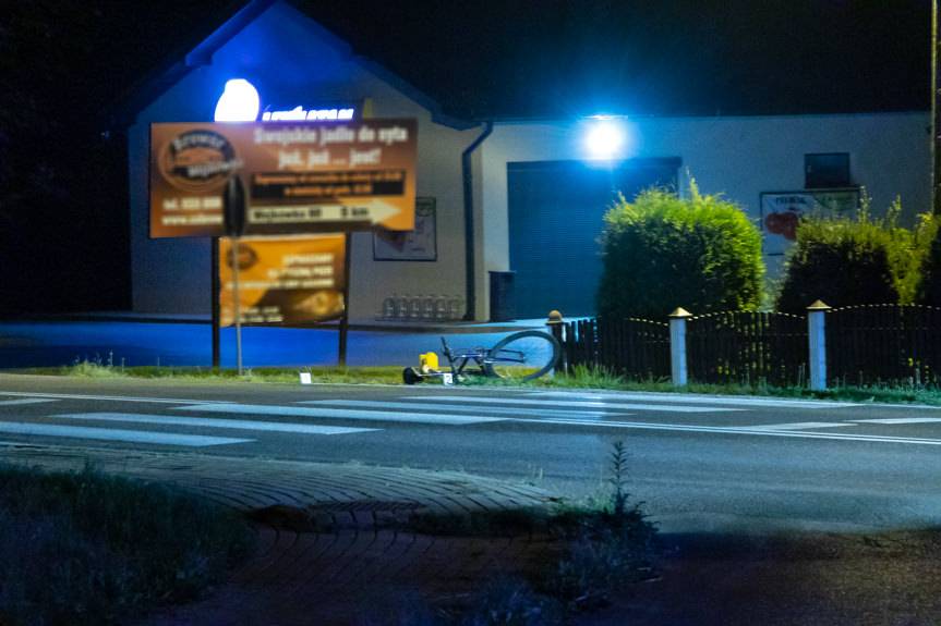 Wypadek w Ustrobnej, ranny rowerzysta