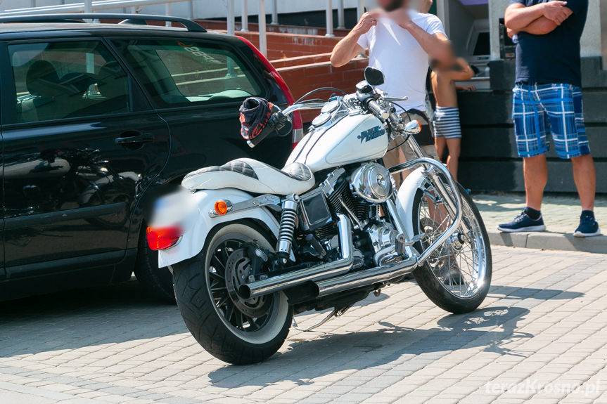 Nie ustąpił motocykliście pierwszeństwa