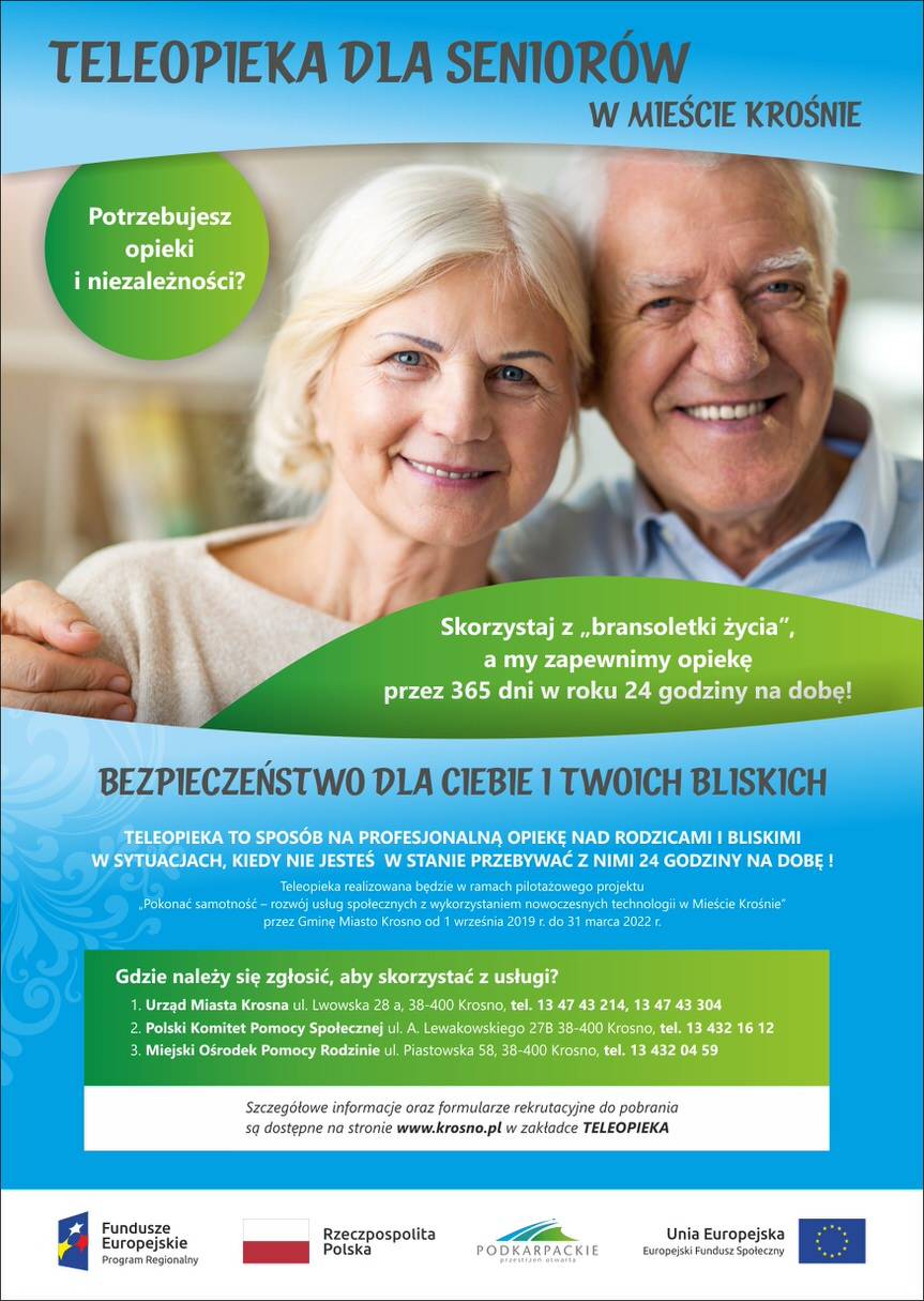 Teleopieka dla najstarszych mieszkańców Krosna