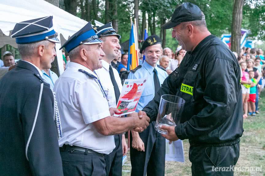 Gminne zawody sportowo - pożarnicze w Wojkówce 