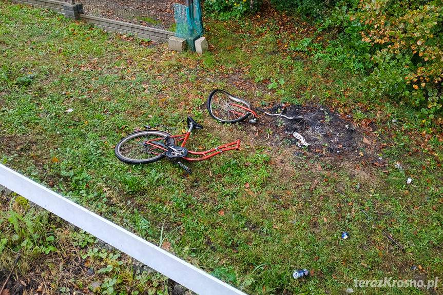 Wypadek w Potoku, ranny pieszy