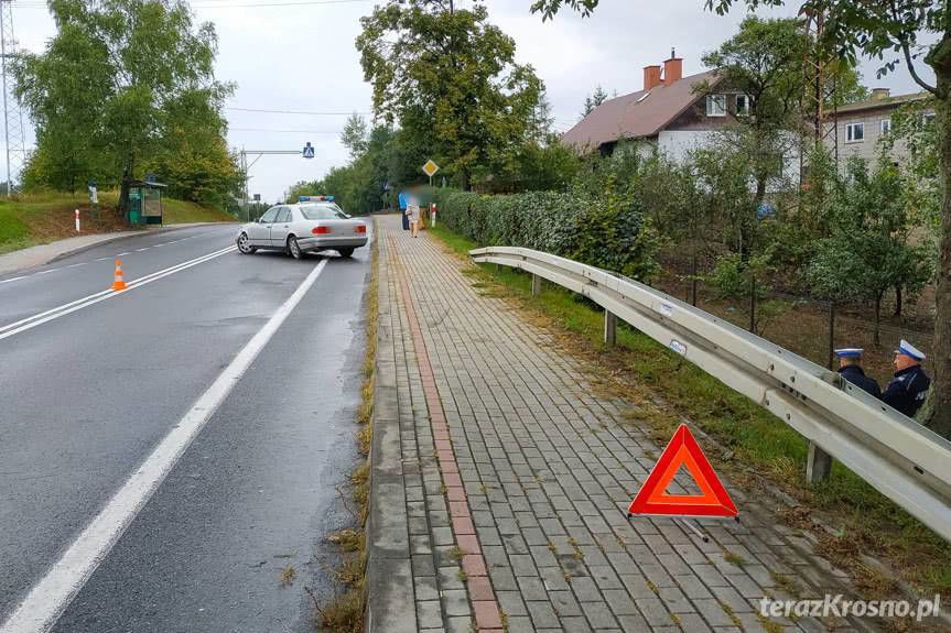 Wypadek w Potoku, ranny pieszy