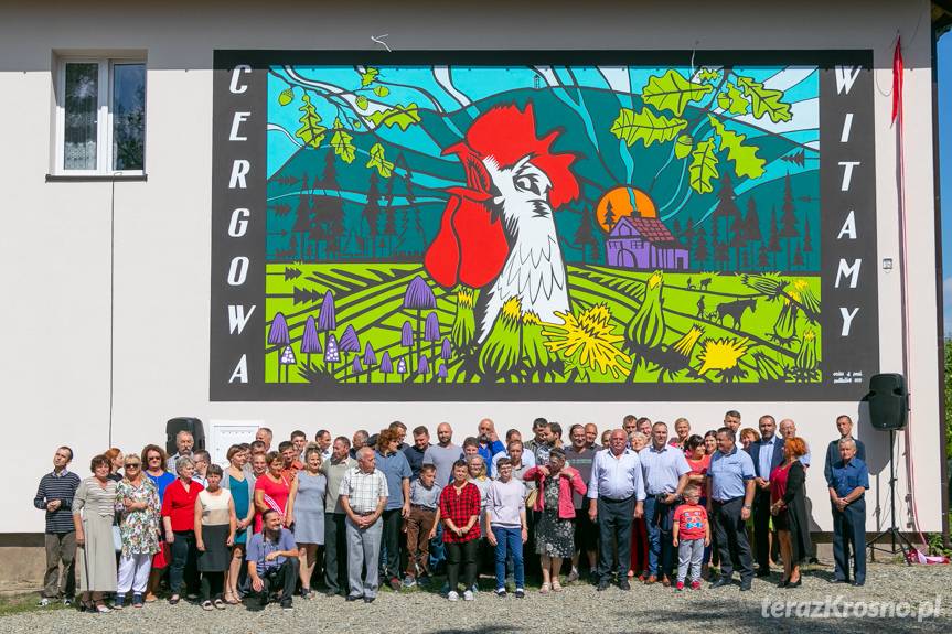 Mural w Cergowej odsłonięty