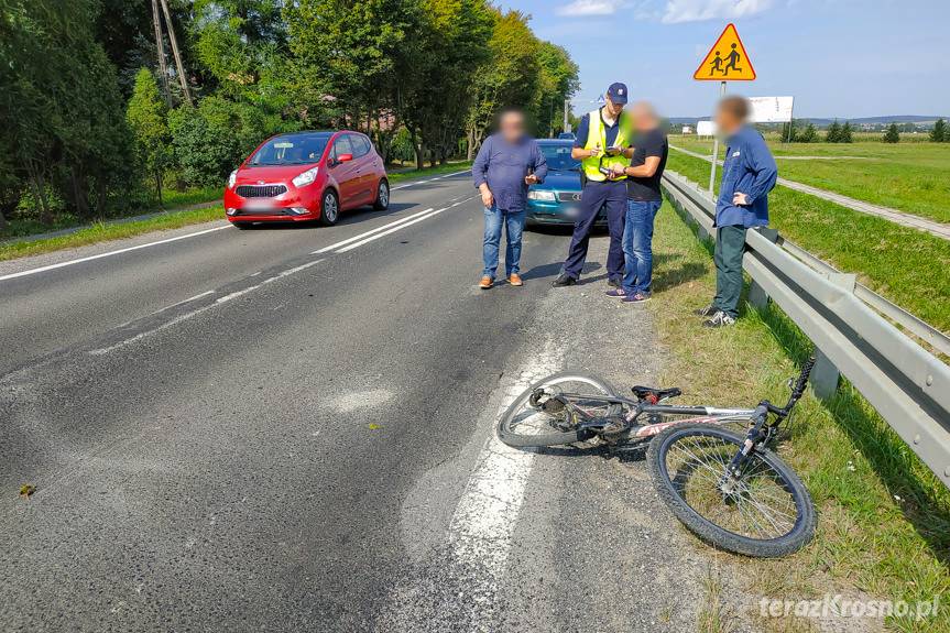 Potrącenie rowerzysty w Moderówce