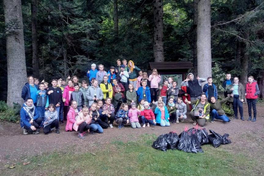 Sprzątali lasy