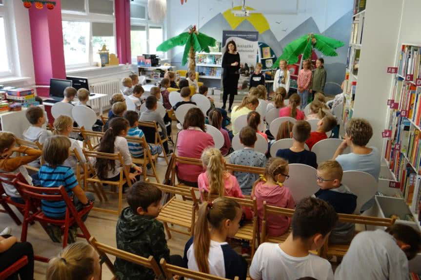 Młodzi czytelnicy spotkali się z Katarzyną Wasilkowską