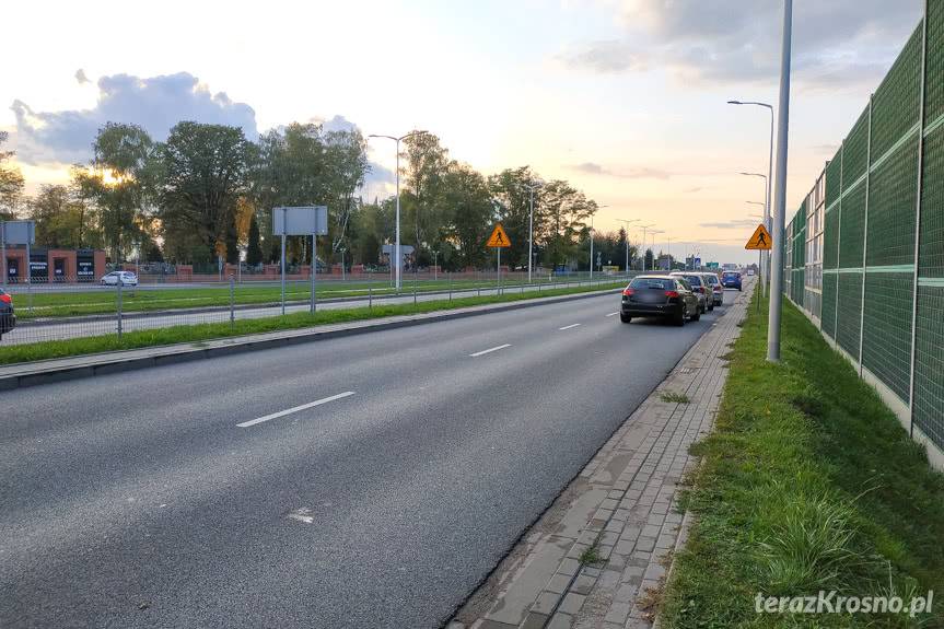Zderzenie dwóch samochodów w Krośnie