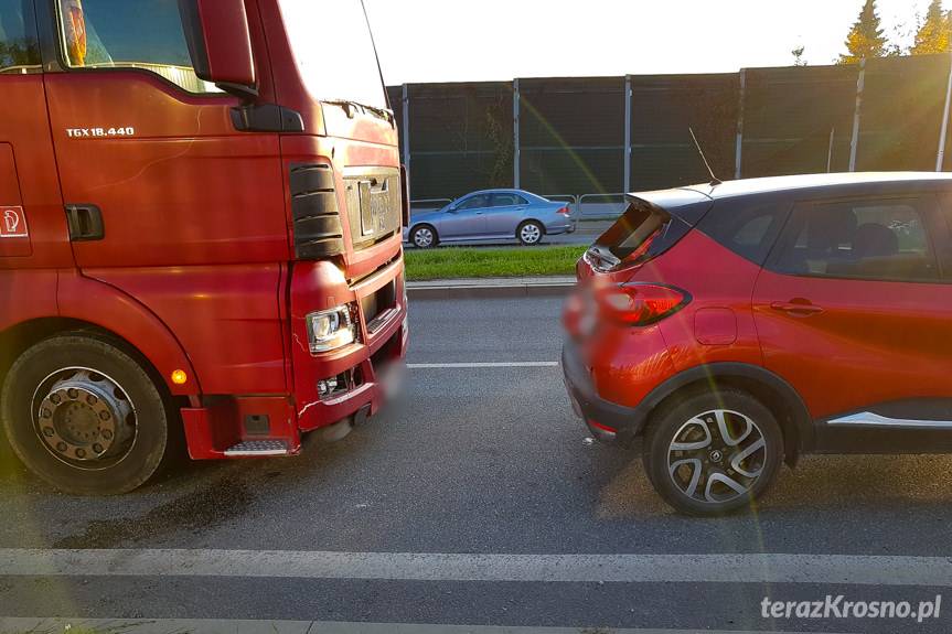 Najechanie na tył na Podkarpackiej