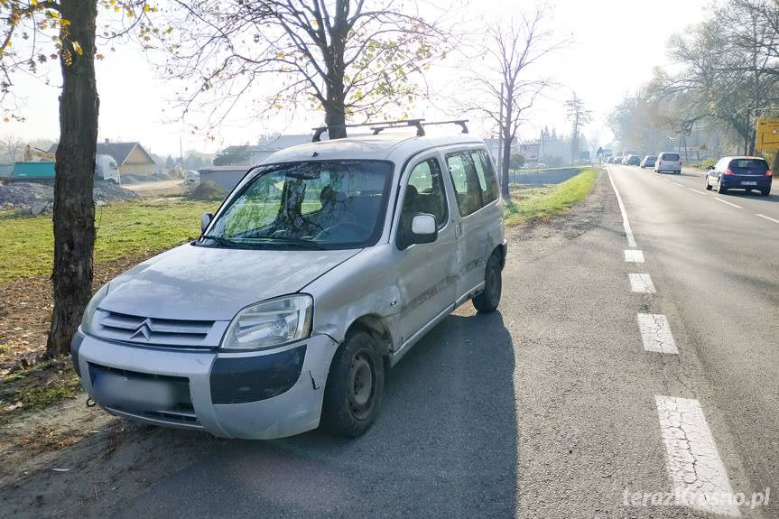 Kolizja na skrzyżowaniu w Ustrobnej