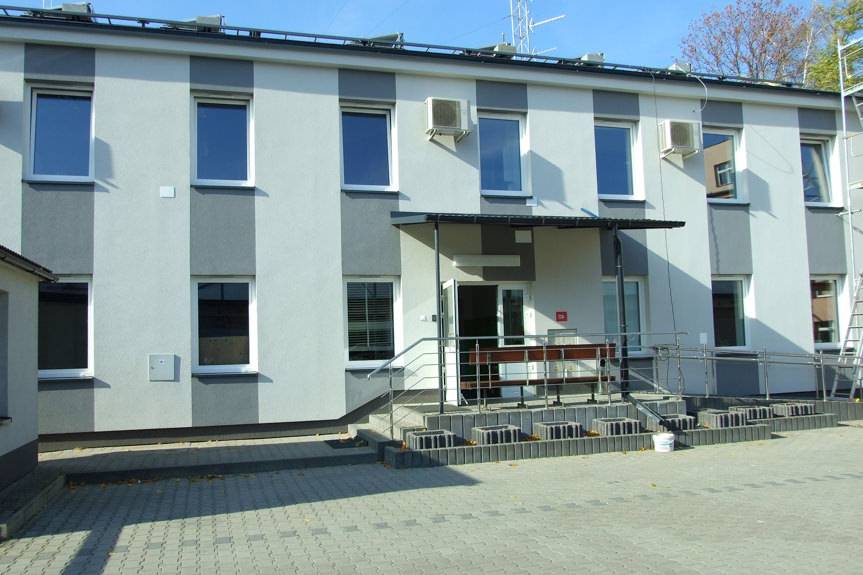 Budynek pogotowia po termomodernizacji