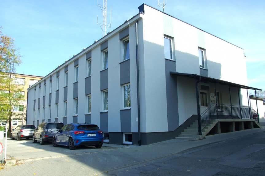 Budynek pogotowia po termomodernizacji