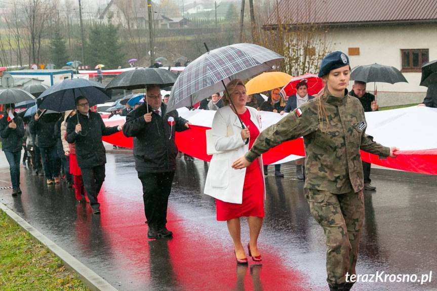 200 metrowa flaga na 101 rocznicę Odzyskania Niepodległości