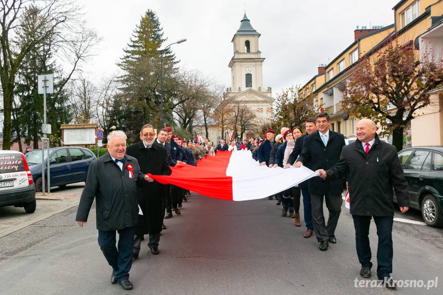 Powiatowo - gminne uroczystości z okazji Narodowego Święta Niepodległości w Rymanowie