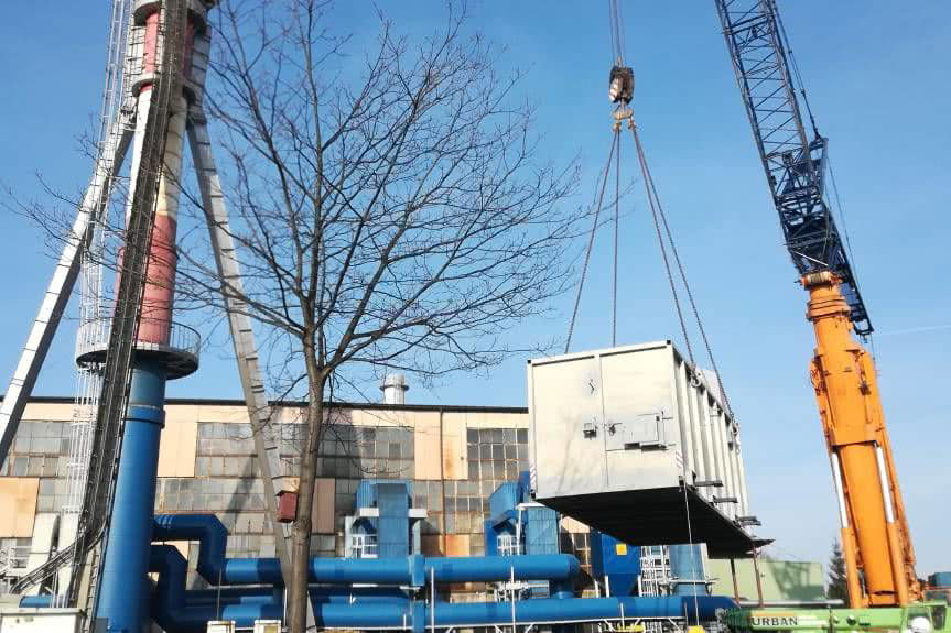 Elektrociepłownia "Łężańska" ma nowy kocioł na biomasę