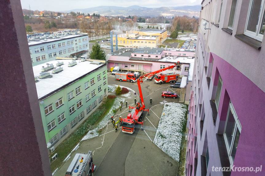 Strażacy ćwiczyli w szpitalu