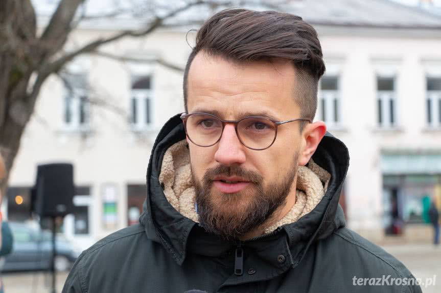 Makieta historycznego Krosna na rynku