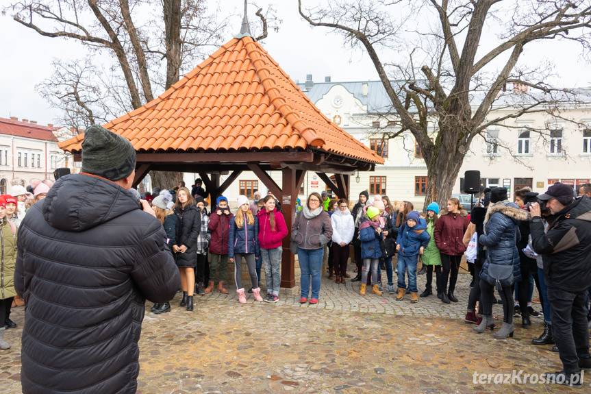 Makieta historycznego Krosna na rynku
