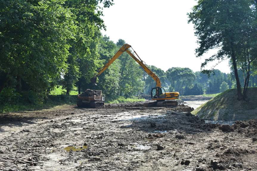 Rewitalizacja stawu w Ustrobnej