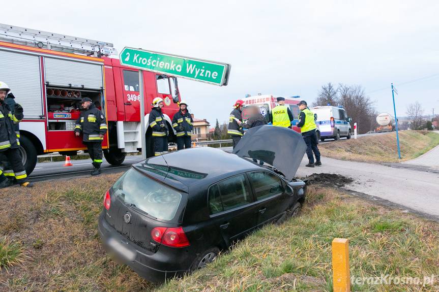 Wjechał w znak i przepust