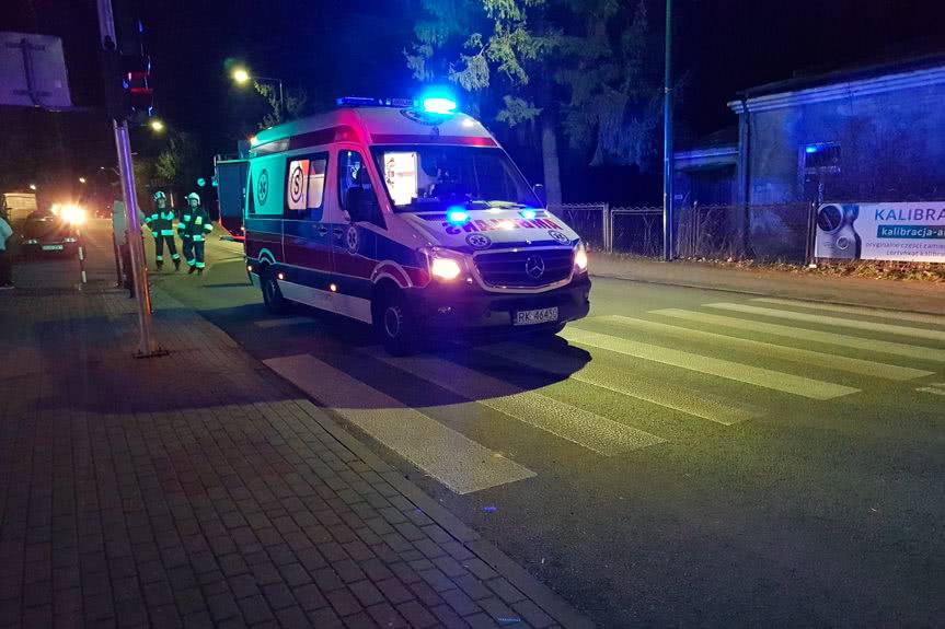 Potrącenie pieszego na Podwalu