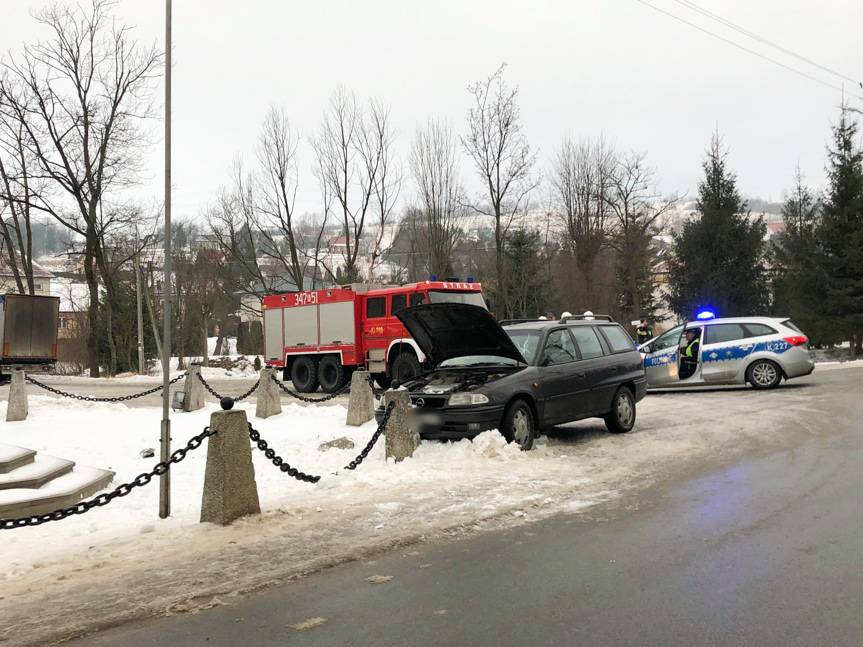 Wypadek w Lubatowej, potrącony pieszy