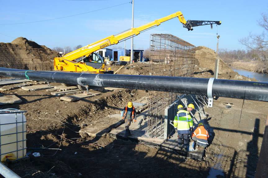 Most w Odrzykoniu rośnie w oczach