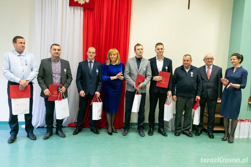 Honorowi krwiodawcy uhonorowani w Krośnie