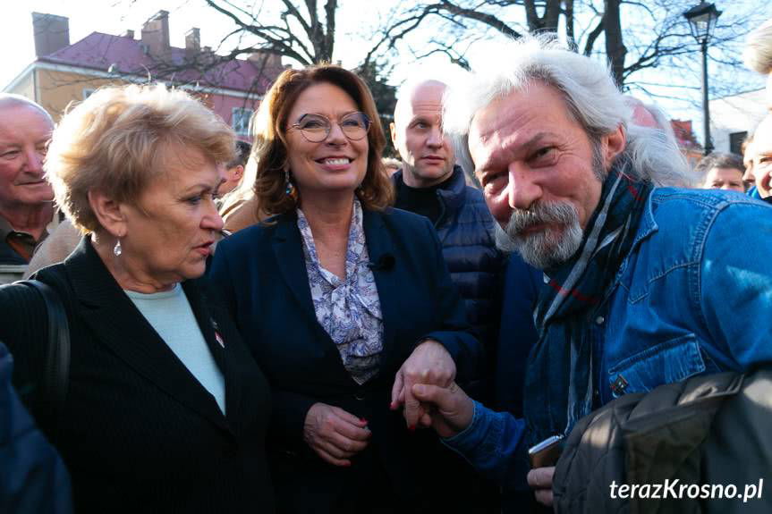Małgorzata Kidawa-Błońska w Krośnie. Kampania prezydencka nabiera tempa