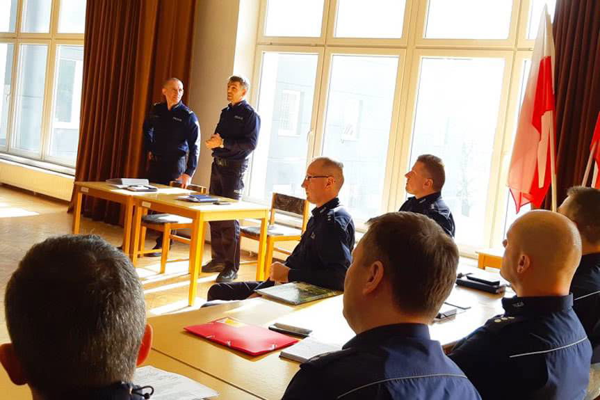 Uroczyste pożegnanie policyjnych emerytów