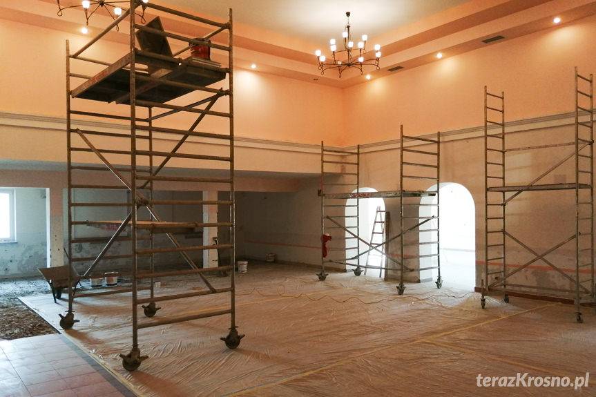 Dom ludowy w Krościenku Wyżnym w remoncie