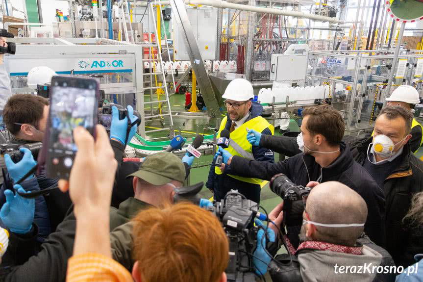 Prezydent Andrzej Duda i prezes PKN Orlen w Jedliczu