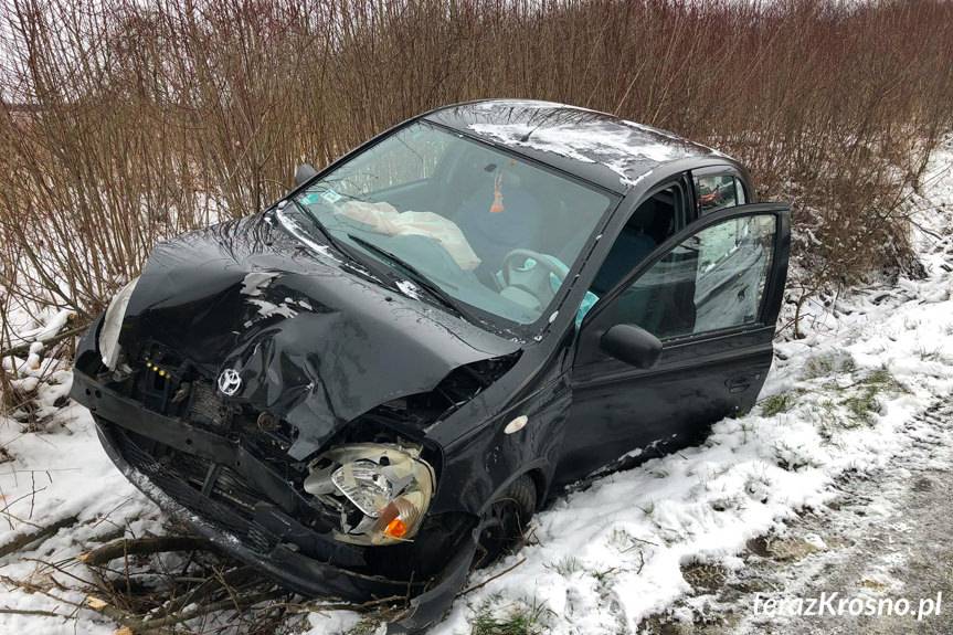 Zderzenie w Rymanowie, jedna osoba poszkodowana