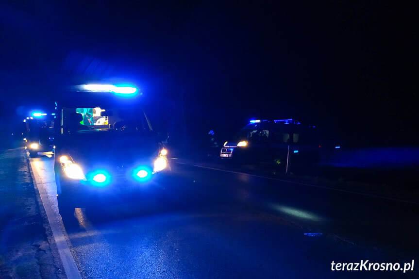 Pustyny. Kierujący jednośladem trafił do szpitala