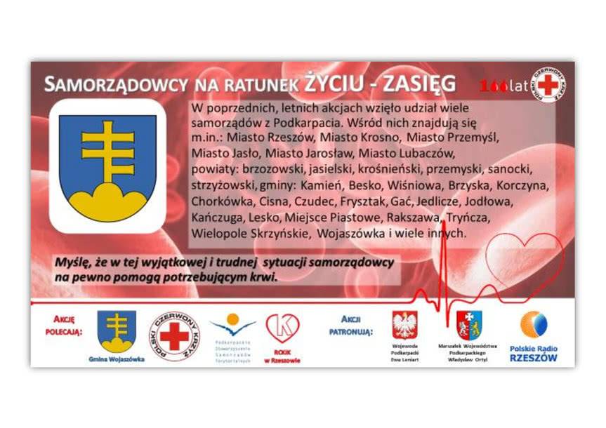 "Samorządowcy na ratunek życiu". Podziel się krwią, uratuj życie