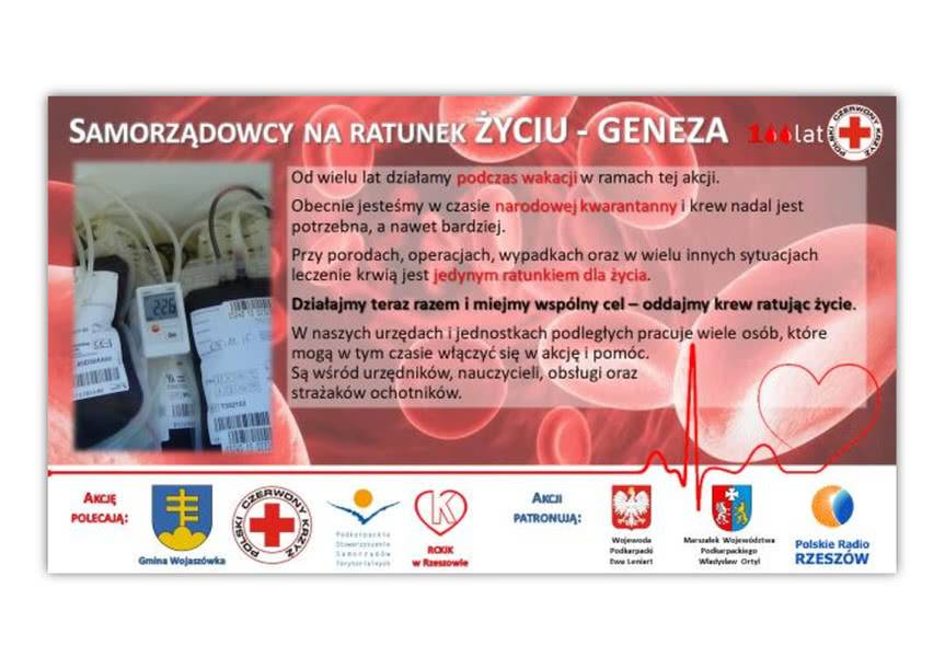 "Samorządowcy na ratunek życiu". Podziel się krwią, uratuj życie