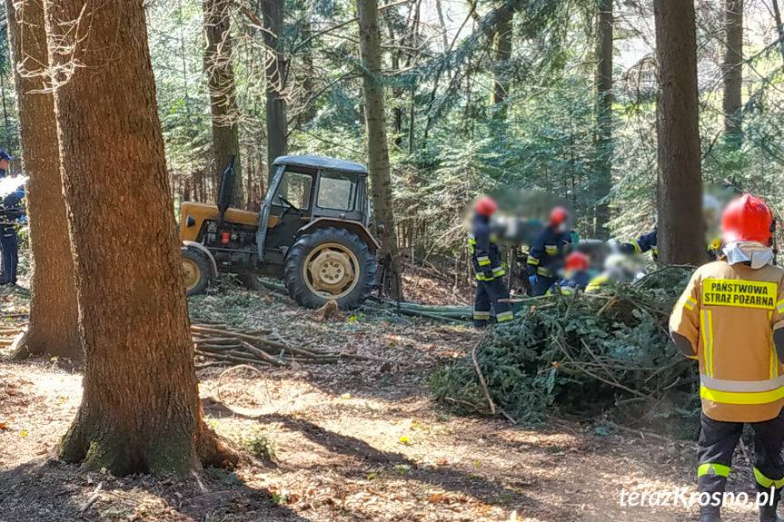 Ciągnik przygniótł traktorzystę