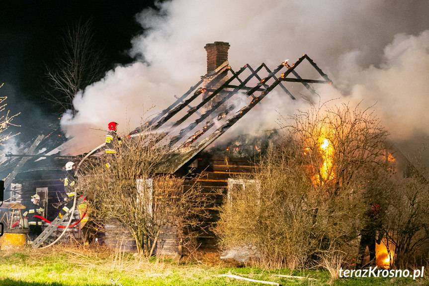 Tajemniczy pożar budynku w Iskrzyni