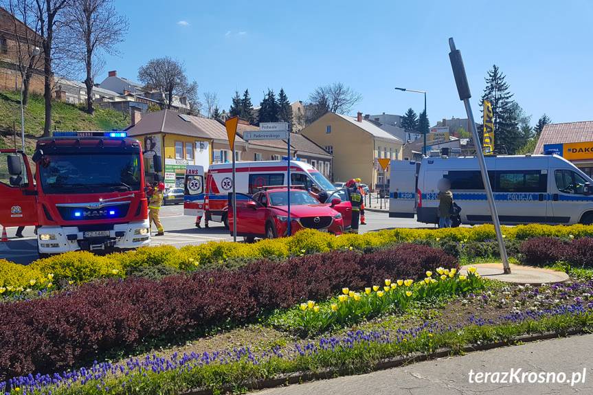Kolizja na rondzie