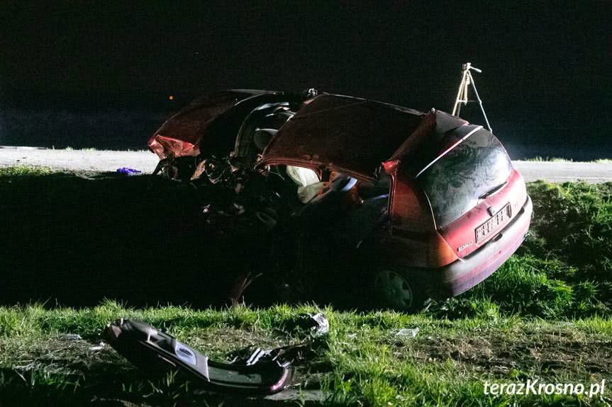 Wypadek w Besku, DK28 zablokowana