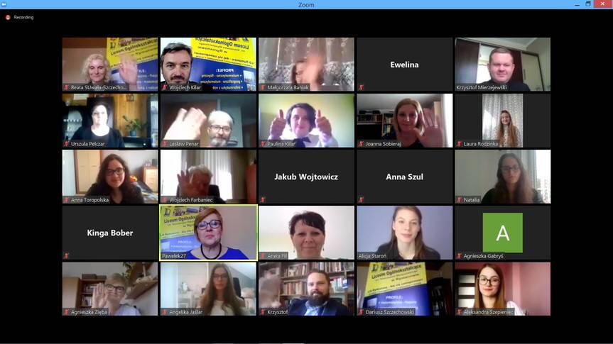 Wirtualne, ale wzruszające pożegnanie absolwentów LO w Rymanowie