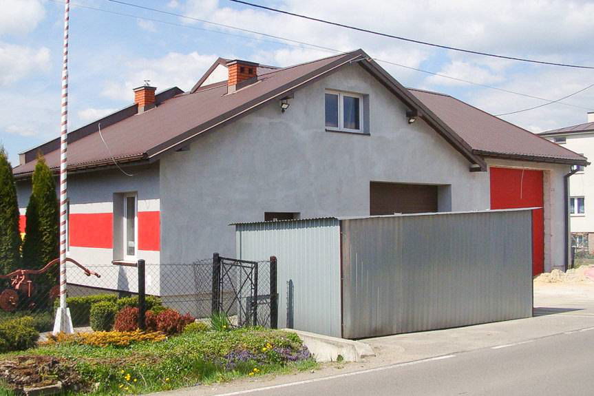 Trwa rozbudowa remizy w Dobieszynie